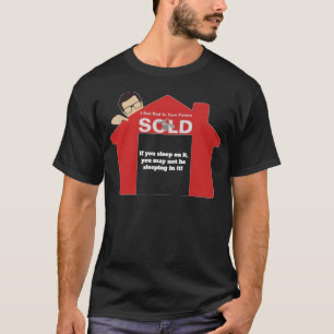 Camiseta Engraçado Imobiliário Citação