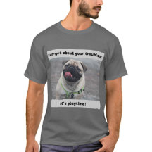 Camiseta Engraçado Impressão de Cachorro Pele, fal
