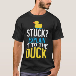 Camiseta Engraçado Inseto de Programação de Pato de Borrach