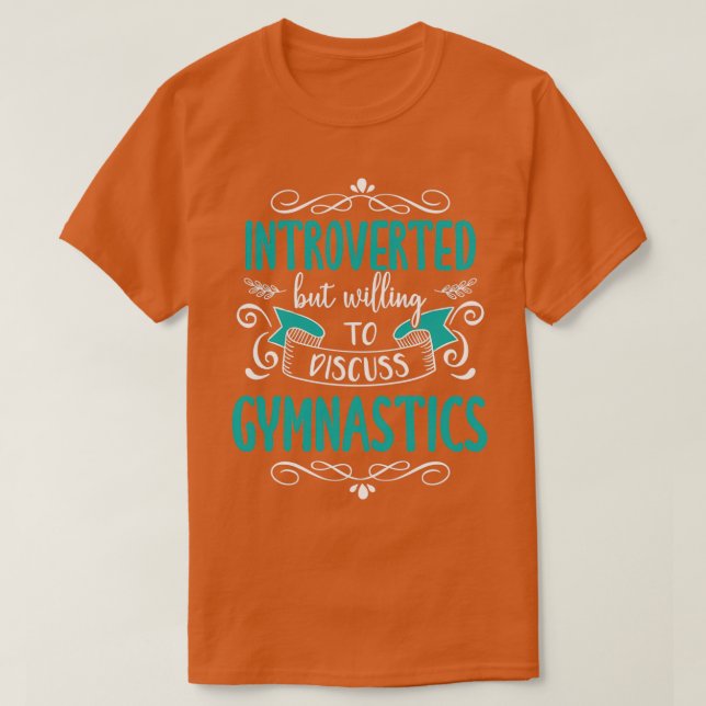 Camiseta Engraçado Introdução à citação de ginástica do amp (Frente do Design)