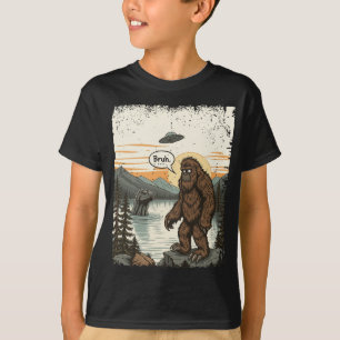 Camiseta Engraçado Introvertido Pé-Grande Sasquatch Loch Ne
