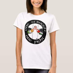 Camiseta Engraçado Irlanda Palestina Uma Luta, Uma Luta