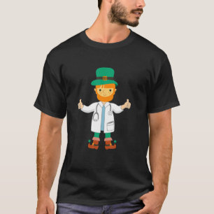 Camiseta Engraçado irlandês de escrutínio médico estetoscóp