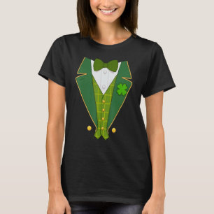 Camiseta Engraçado Irlandês Leprechaun Costume Tuxedo Para
