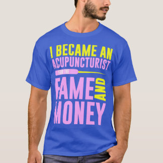 Camiseta Engraçado Ironia Sarcástica Acupunturista Design