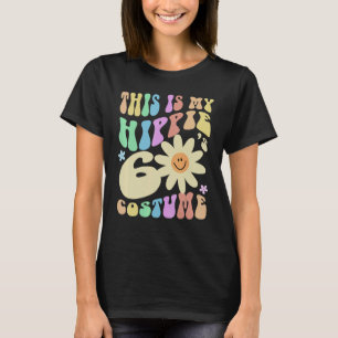 Camiseta Engraçado ISSO É MEU TRAJE HIPPIE DOS ANOS SESSENT