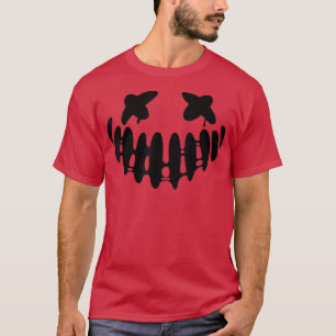 Camiseta Engraçado Jack O Lanterna Face Pumpkin Assustador