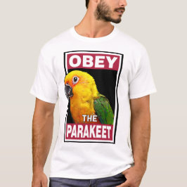 Camiseta Engraçado Jandaya Parakeet Art