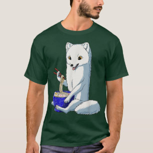 Camiseta Engraçado japonês Kawaii Ramen Noodles Ártico Fo