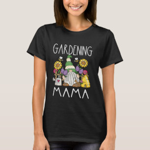 Camiseta Engraçado Jardim Gnomo Jardinagem Mamãe Mãe Garde 