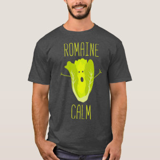 Camiseta Engraçado Jardinagem Pun Romaine Calm Gardener Gif