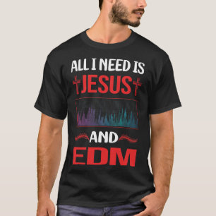 Camiseta Engraçado Jesus EDM