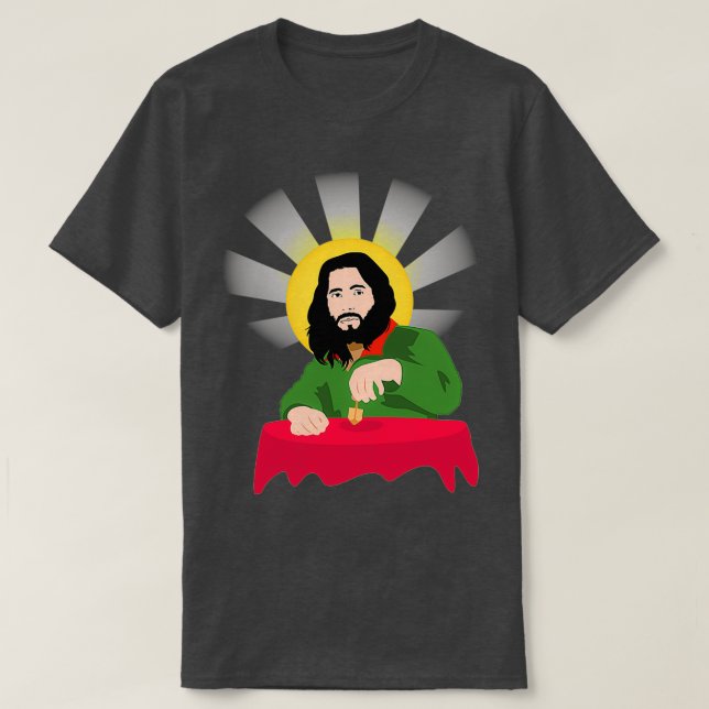 Camiseta Engraçado Jesus Era Um Judeu Dreidel Judeu Hanukka (Frente do Design)