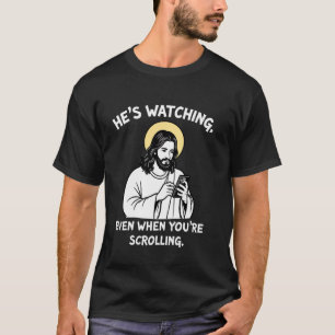 Camiseta Engraçado Jesus Meme Humor Cristão Heu2019s Assist