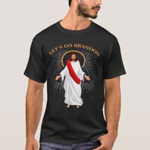 Camiseta Engraçado Jesus Vamos Vai Branson Brandon Christia