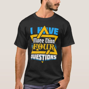 Camiseta Engraçado Jewish Passover Seder Eu Tenho Mais De Q