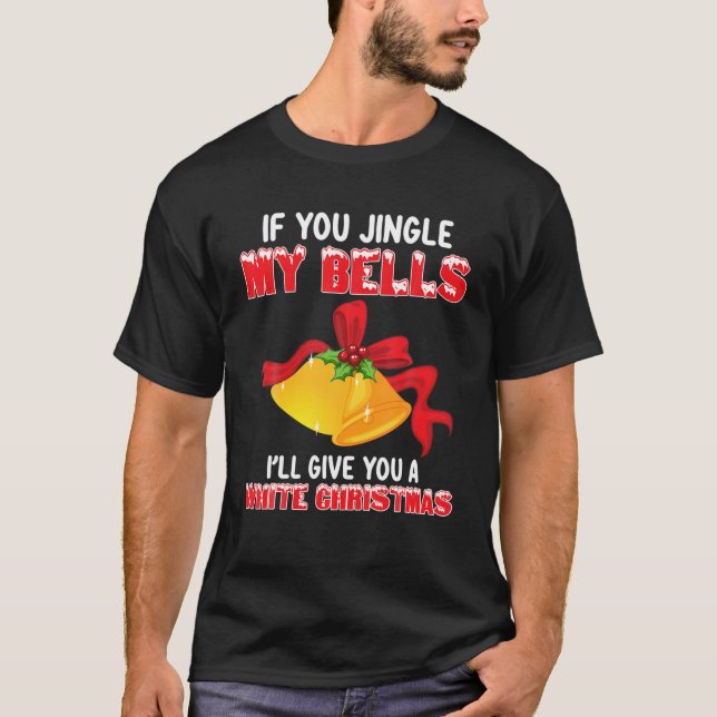 Camiseta Engraçado Jingle Minhas Belgas Humor Adulto de Nat (Frente)