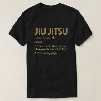 Camiseta Engraçado Jiu Jitsu Definição BJJ MMA