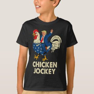 Camiseta Engraçado Jockey Trump Memória Para Homens