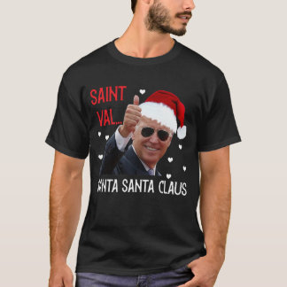 Camiseta Engraçado Joe Biden Santo Papai Noel