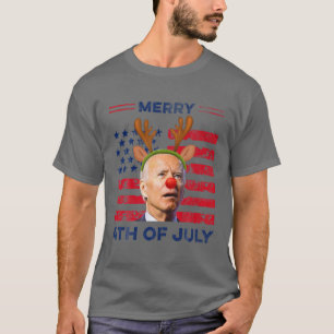 Camiseta Engraçado Joe Biden Tornou A Feliz 4 De Julho