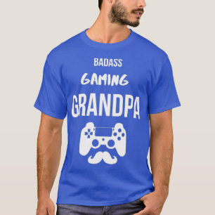 Camiseta Engraçado Jogando Vovô Jogador