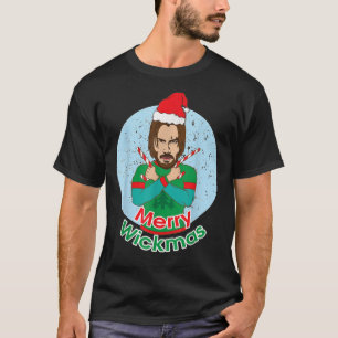 Camiseta Engraçado John Dog Idea Wick Apresentação X-Mas Na
