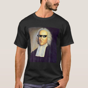 Camiseta Engraçado Jonathan Edwards Theology Sunglass Mem