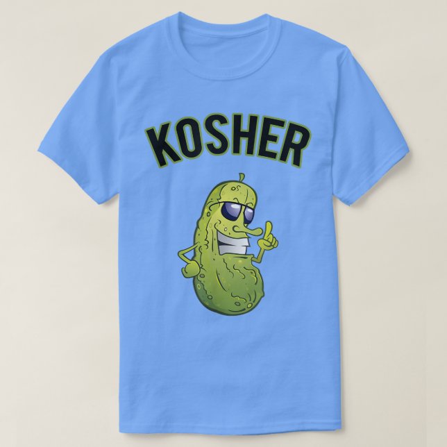 Camiseta Engraçado judeu Kosher picle Chanukah (Frente do Design)