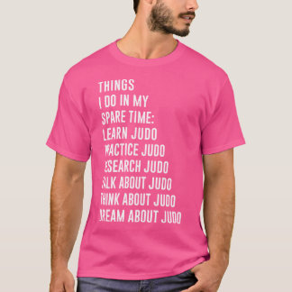 Camiseta Engraçado Judo Adora Gag Para Homens