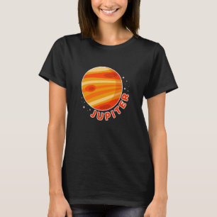 Camiseta Engraçado Júpiter Ciência Planeta Mulheres Profess