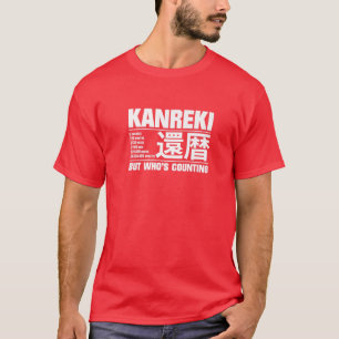 Camiseta Engraçado Kanreki 60ª Celebração de Aniversário Ma