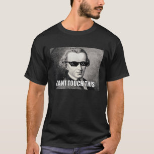 Camiseta Engraçado Kant Tocou Este Memória Filosófica Hilár