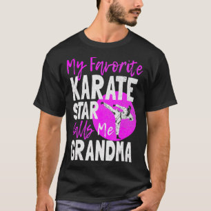 Camiseta Engraçado Karate Avó Artes Marciais Lutando Presen