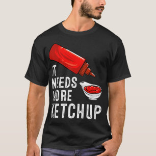 Camiseta Engraçado Ketchup Lover Gift Men Mulheres Crianç