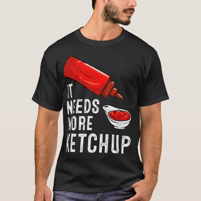 Camiseta Engraçado Ketchup Lover Gift Men Mulheres Crianças (Frente)