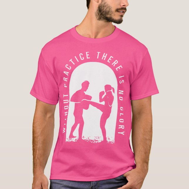 Camiseta Engraçado Kickboxer Para Um Kickboxer (Frente)