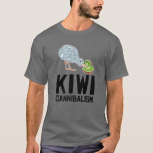 Camiseta Engraçado Kiwi Bird Gift Cannibalismo Para Fruta 