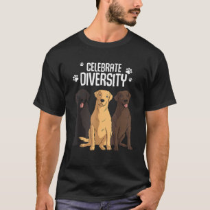 Camiseta Engraçado Labrador Retriever Gift Men Mulheres Cel