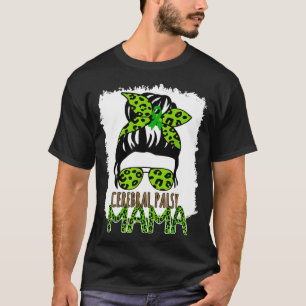 Camiseta Engraçado Leopardo Mensageiro Cabelo Cerebral Pal
