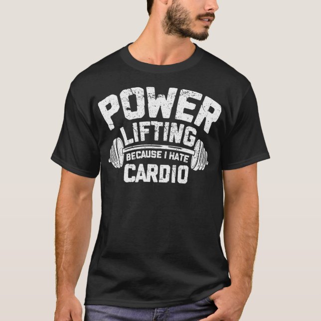 Camiseta Engraçado Levantamento de Portas (Frente)