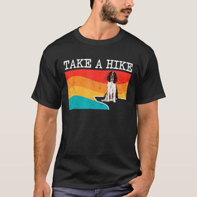 Camiseta Engraçado Levar Um Gráfico Inglês Springer Spaniel (Frente)