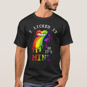 Camiseta Engraçado LGBTQ Que Eu Liguei Assim É O Meu Rainbo