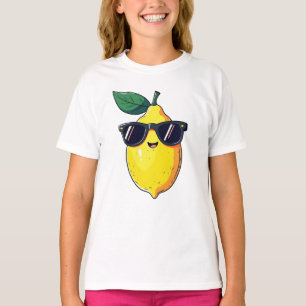Camiseta Engraçado Limão Óculos de sol