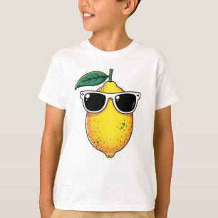 Camiseta Engraçado Limão Óculos de sol