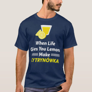 Camiseta Engraçado Língua Polonesa Polska Vodka Polônia 