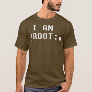 Camiseta Engraçado Linu Sou Raiz Linu Sysadmin Root Uni