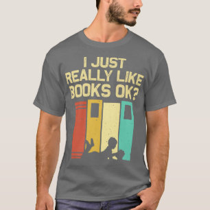 Camiseta Engraçado Livro Design Homens Mulheres Leitoras Le