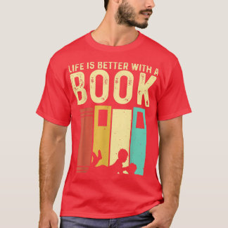 Camiseta Engraçado Livro Design Homens Mulheres Leitoras Le