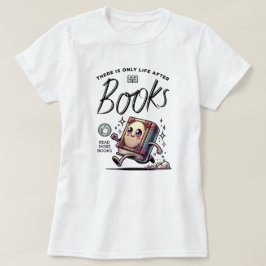Camiseta Engraçado Livro Kawaii com citação Leia mais livro